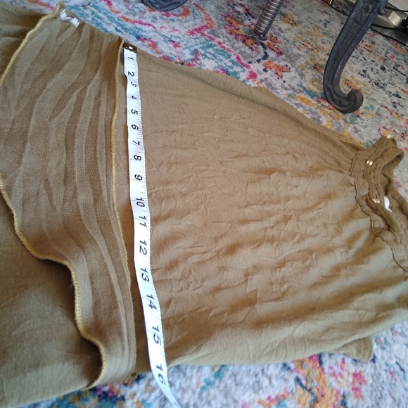 CATY LESCA PARIS linen blend bohemian dress - Picture 10 of 17